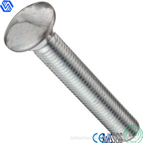 Grade 5 Zinc Plated Steel Carriage Bolt